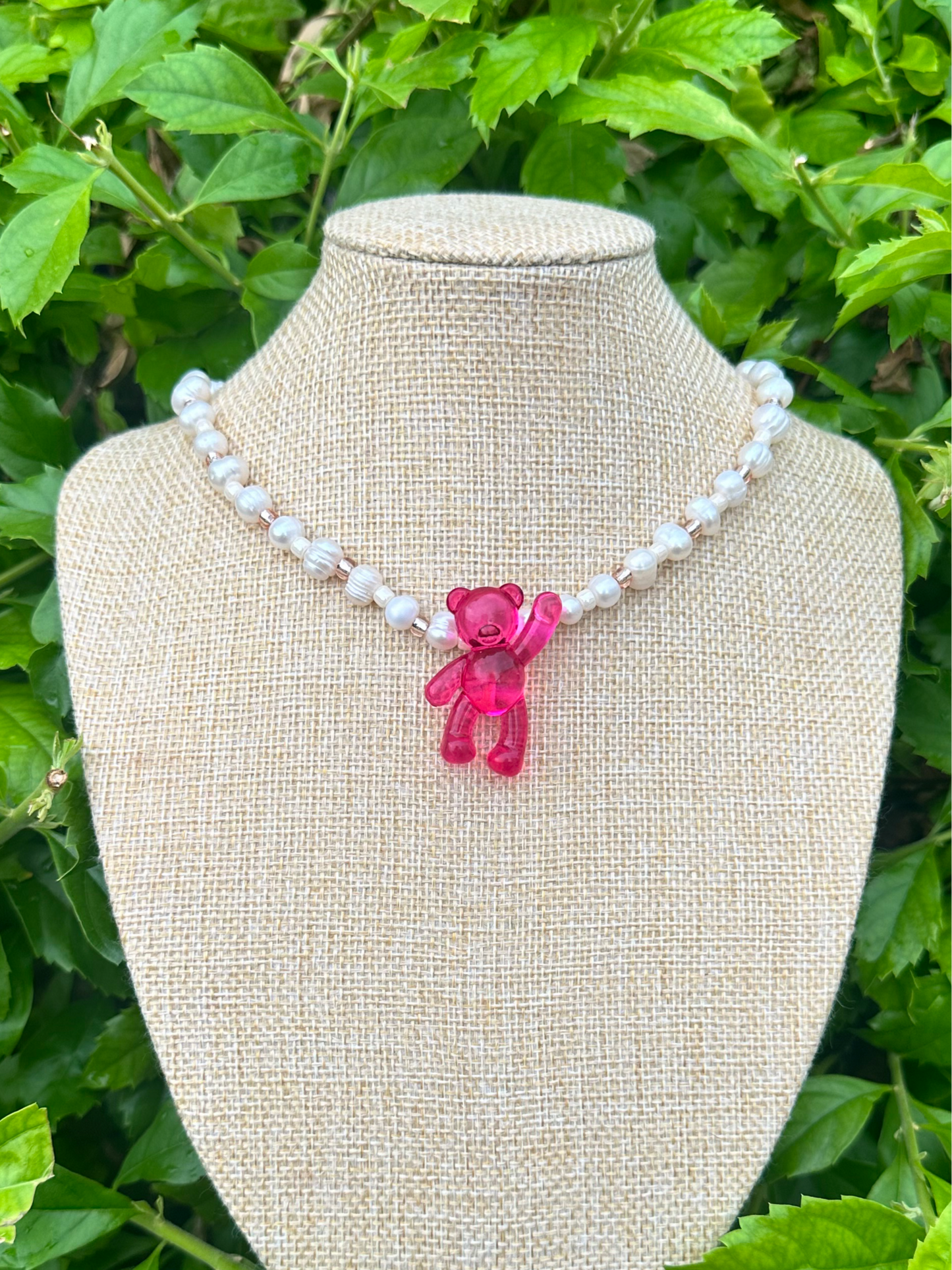 Pearly Pink Necklace