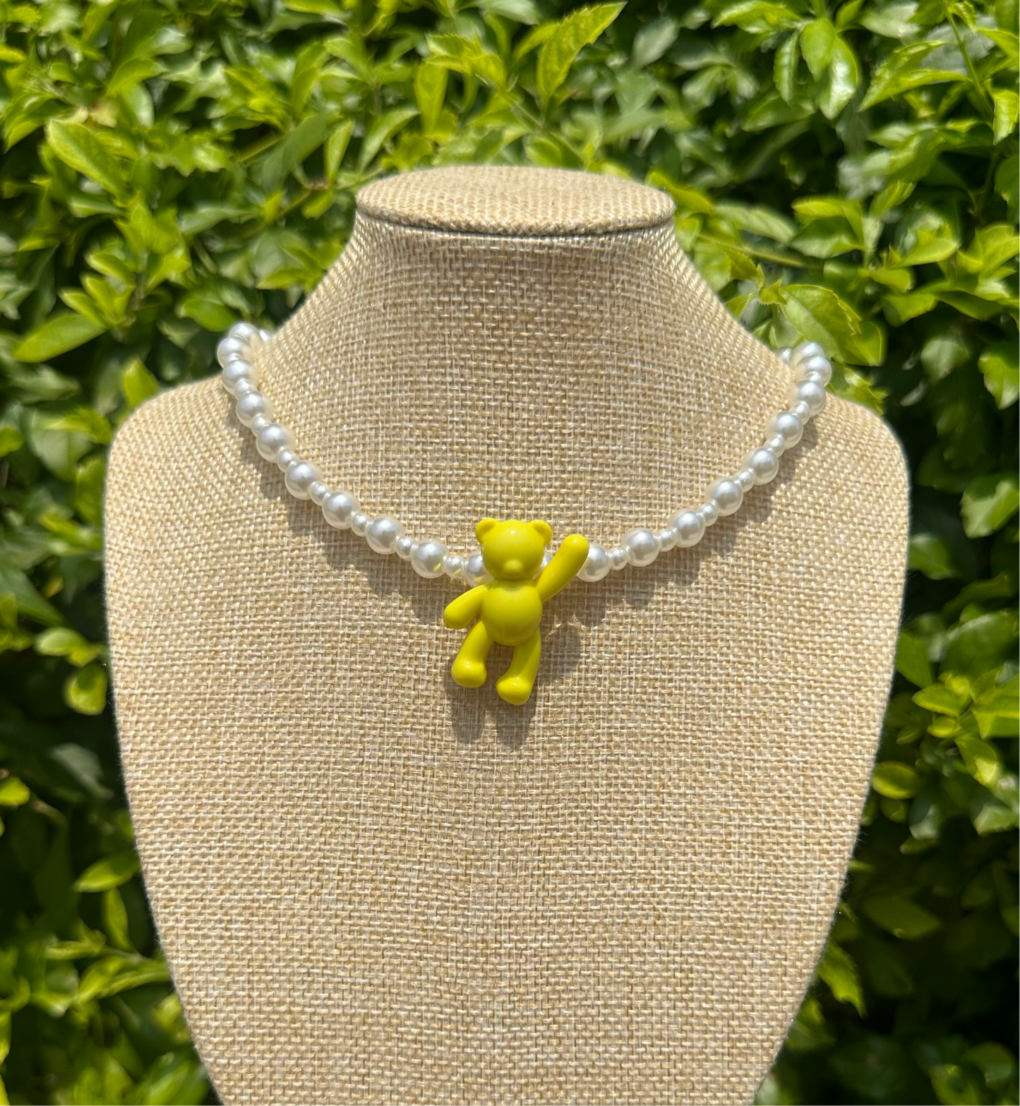 Pearl Bear Necklace