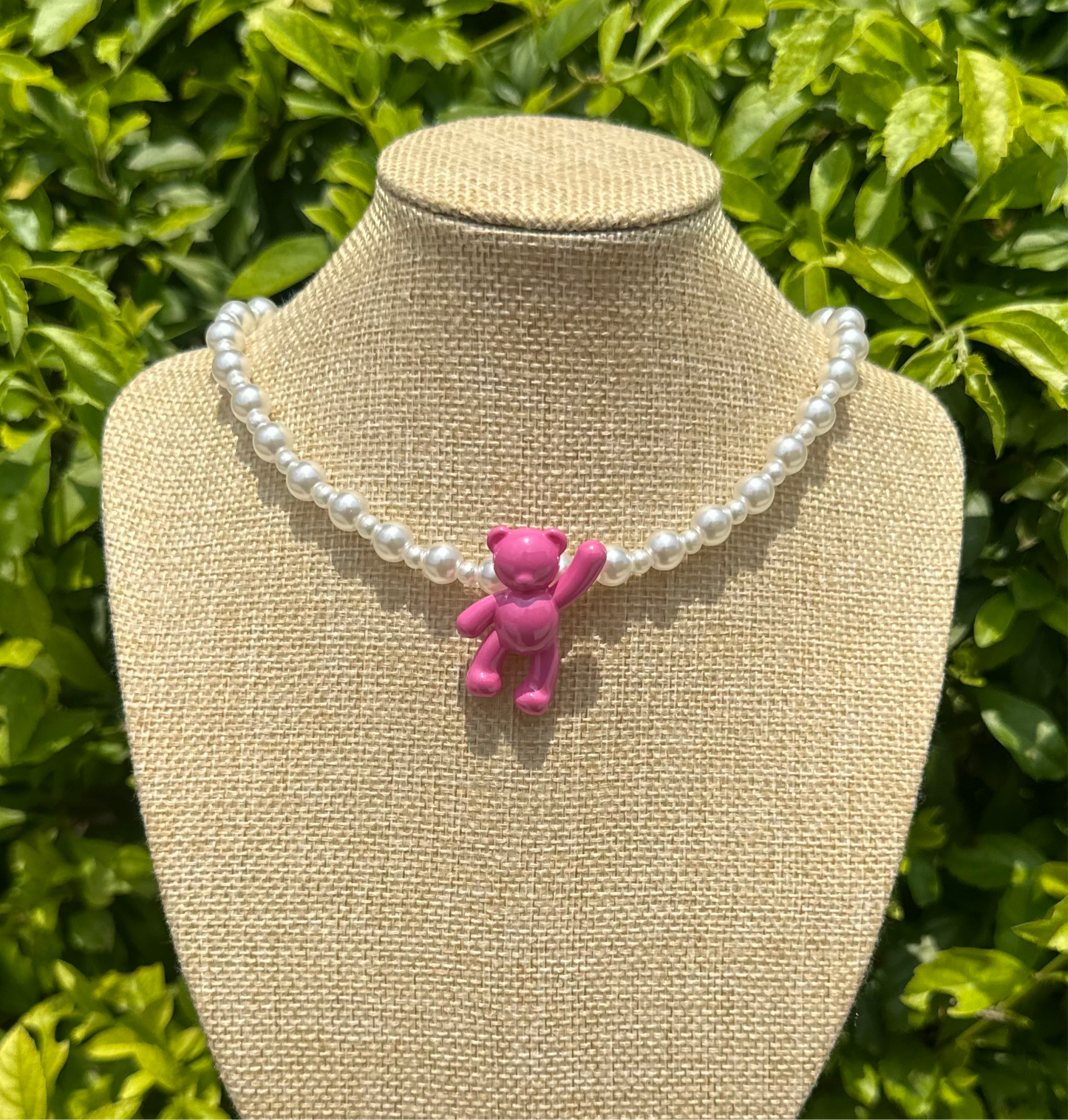 Pearl Bear Necklace