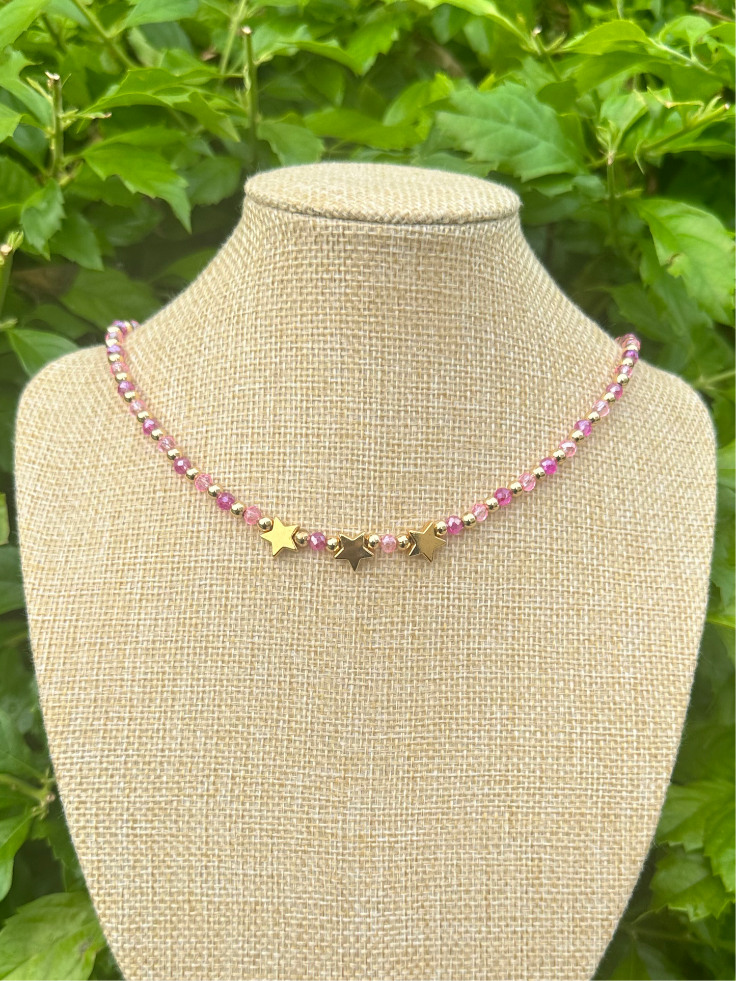 Pink Star Necklace