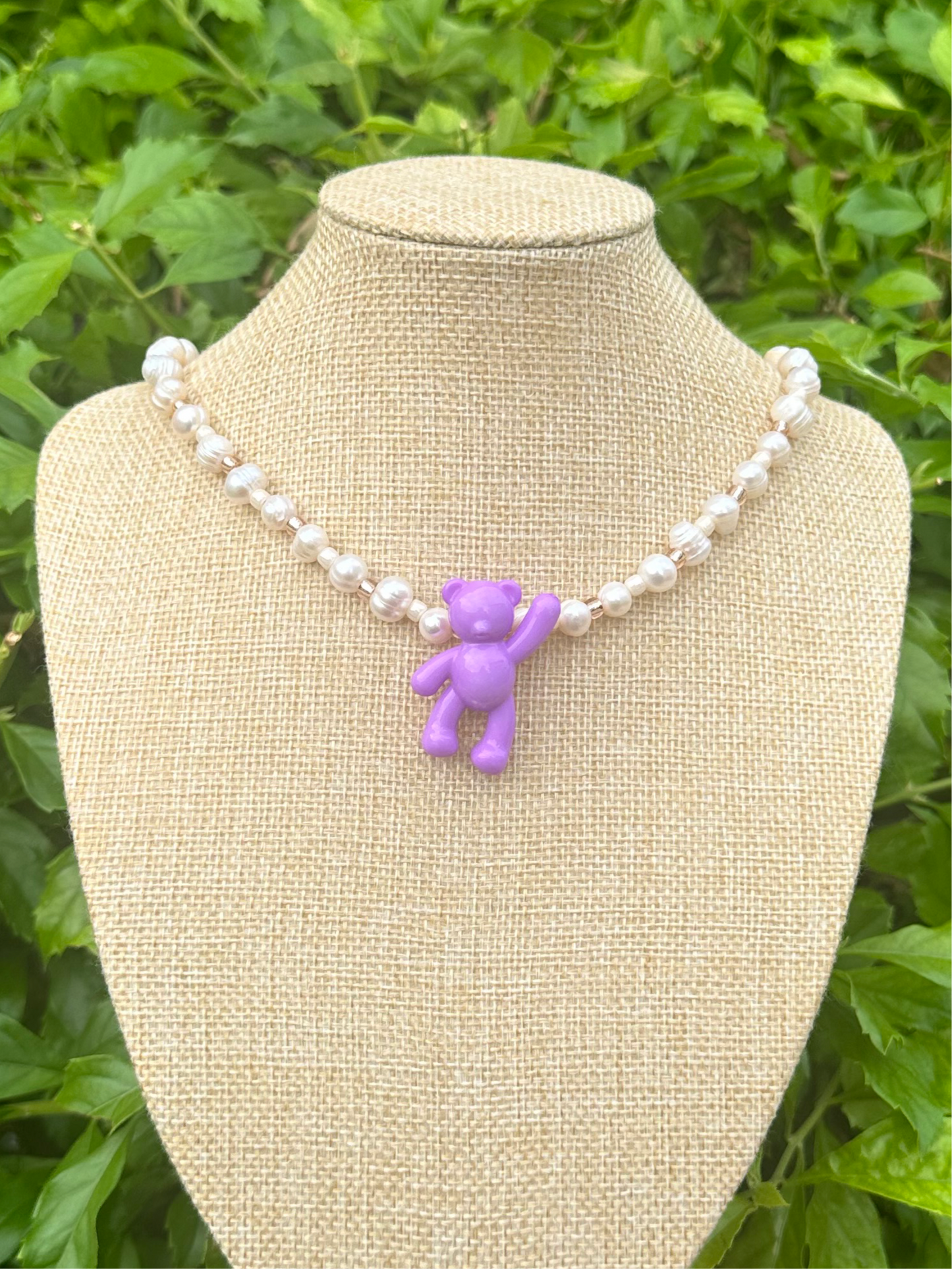 Pearly Purple Necklace