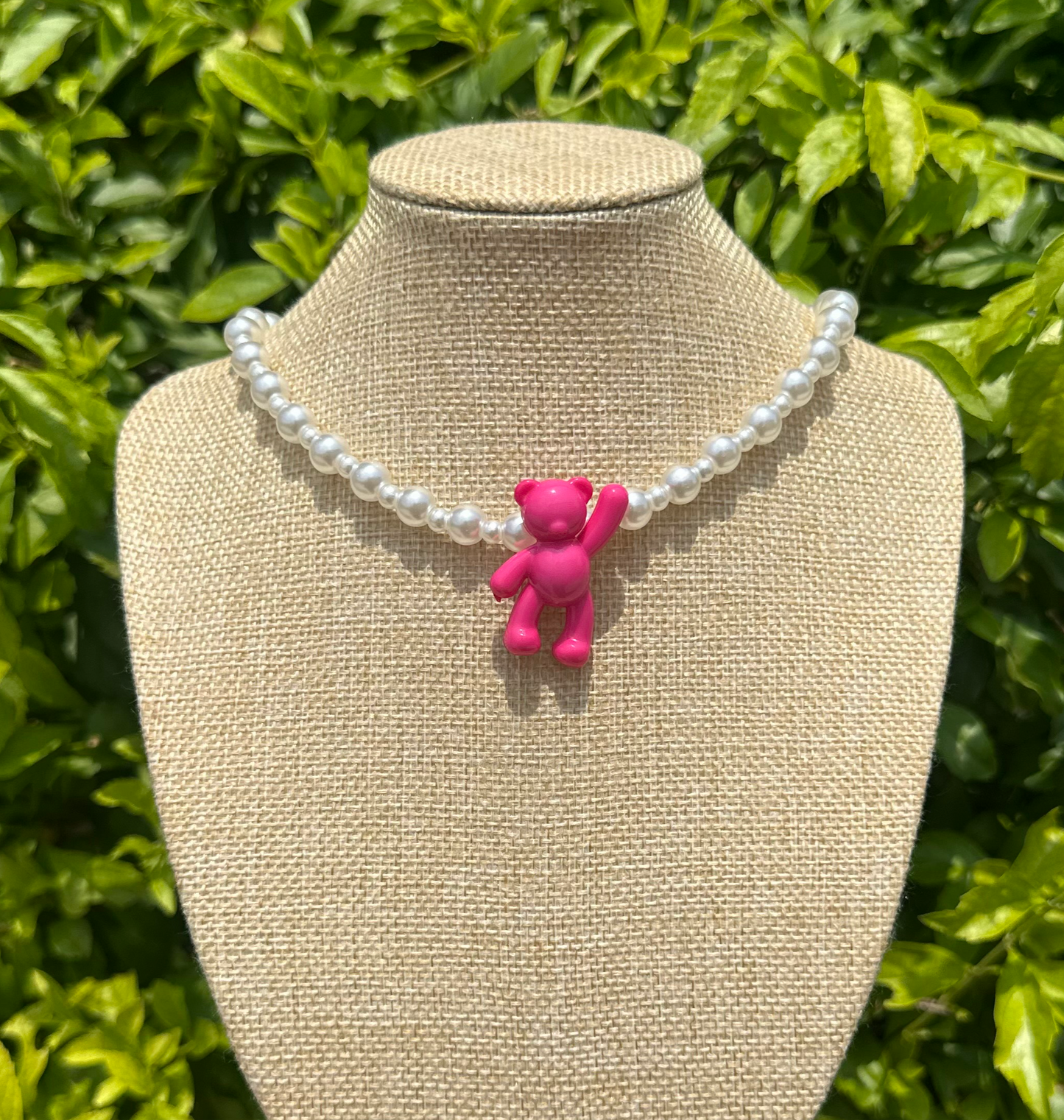 Pearl Bear Necklace